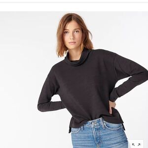 J. Crew (retail) Vintage Cotton Terry Turtleneck